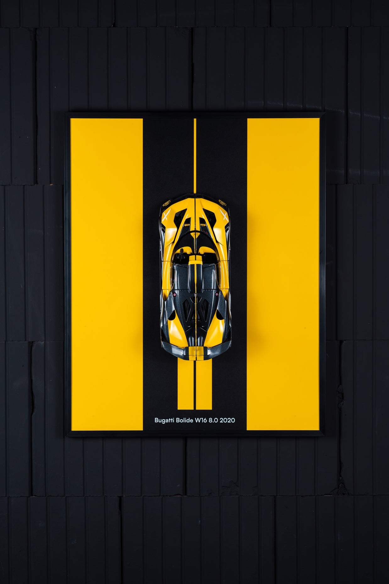 Obraz s modelem Bugatti Bolide W16 8.0 2020 (50x40 cm)