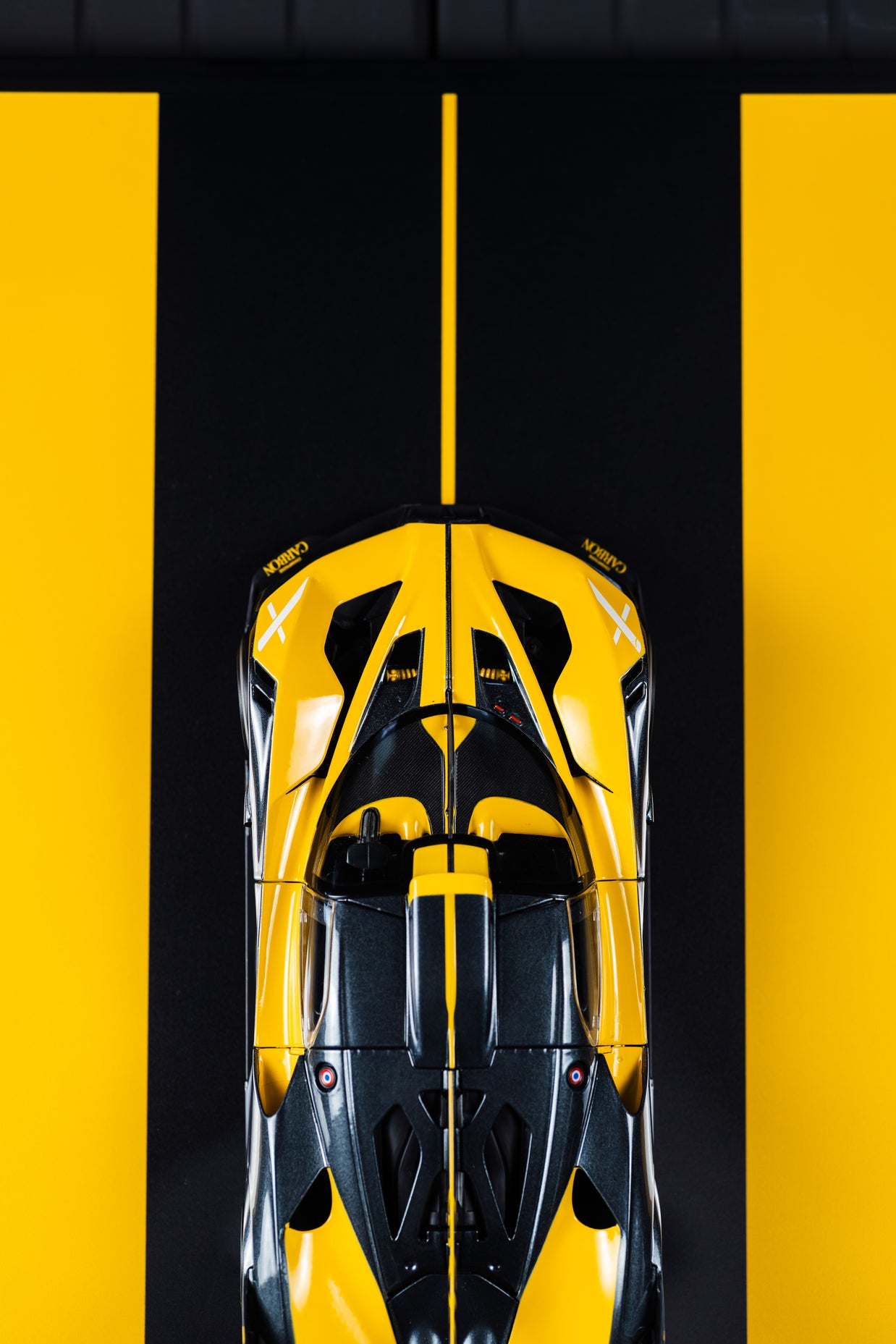 Obraz s modelem Bugatti Bolide W16 8.0 2020 (50x40 cm)