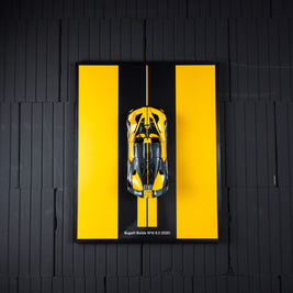 Obraz s modelem Bugatti Bolide W16 8.0 2020 (50x40 cm)