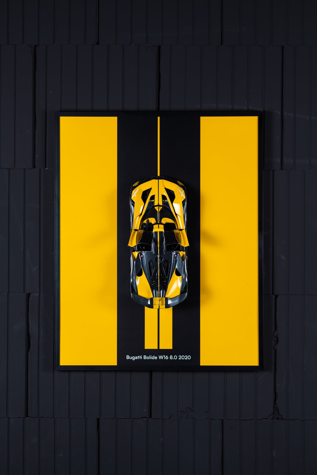 Obraz s modelem Bugatti Bolide W16 8.0 2020 (50x40 cm)