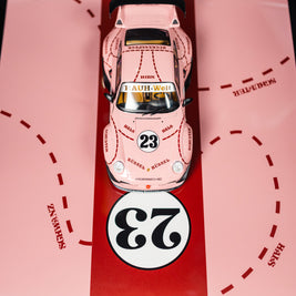 Obraz s modelem Porsche 911 RWB Bodykit #23 Ping Pig 2020 (50x40 cm)