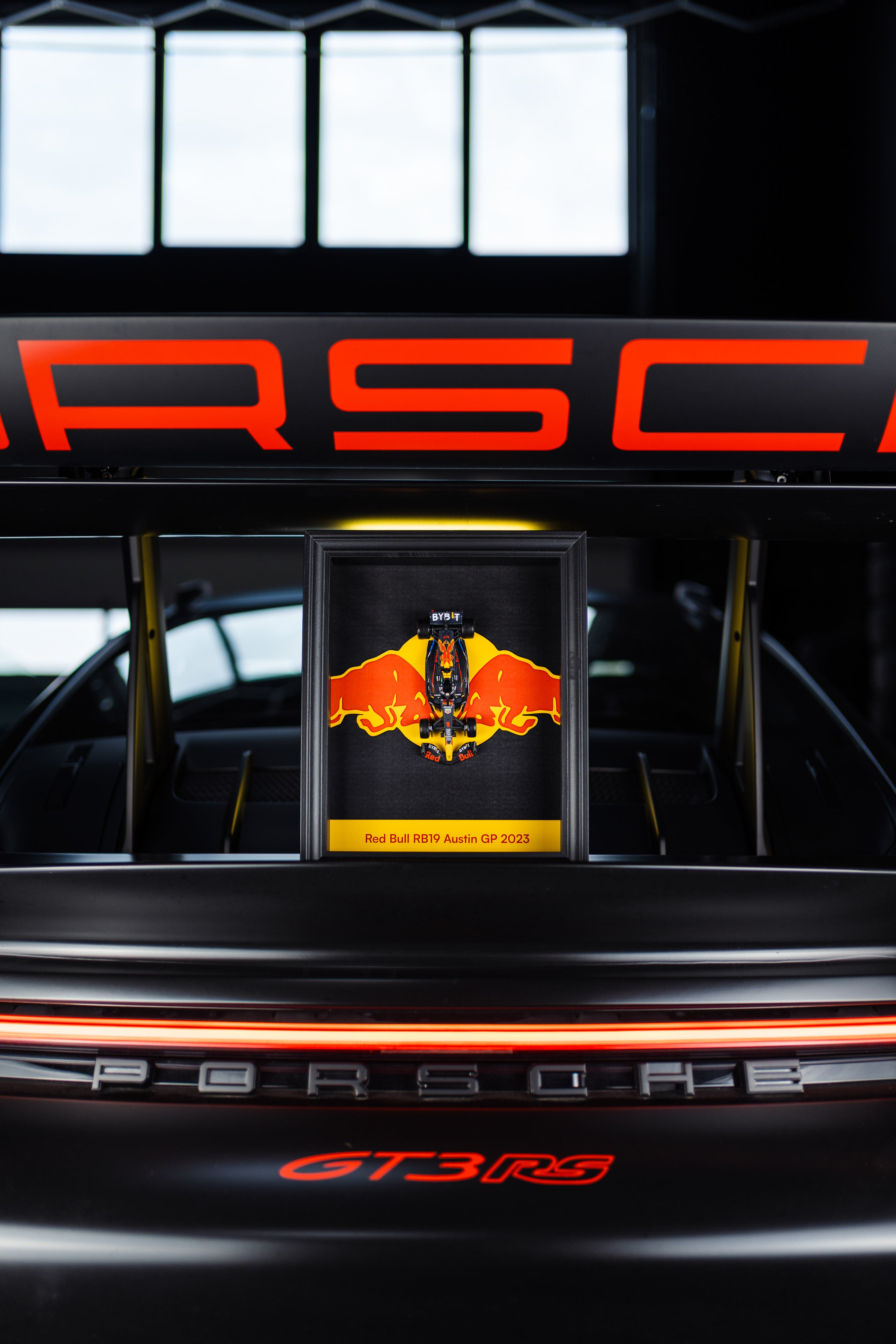 Obraz s modelem RB19 Austin GP 2023