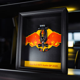 Obraz s modelem RB19 Austin GP 2023