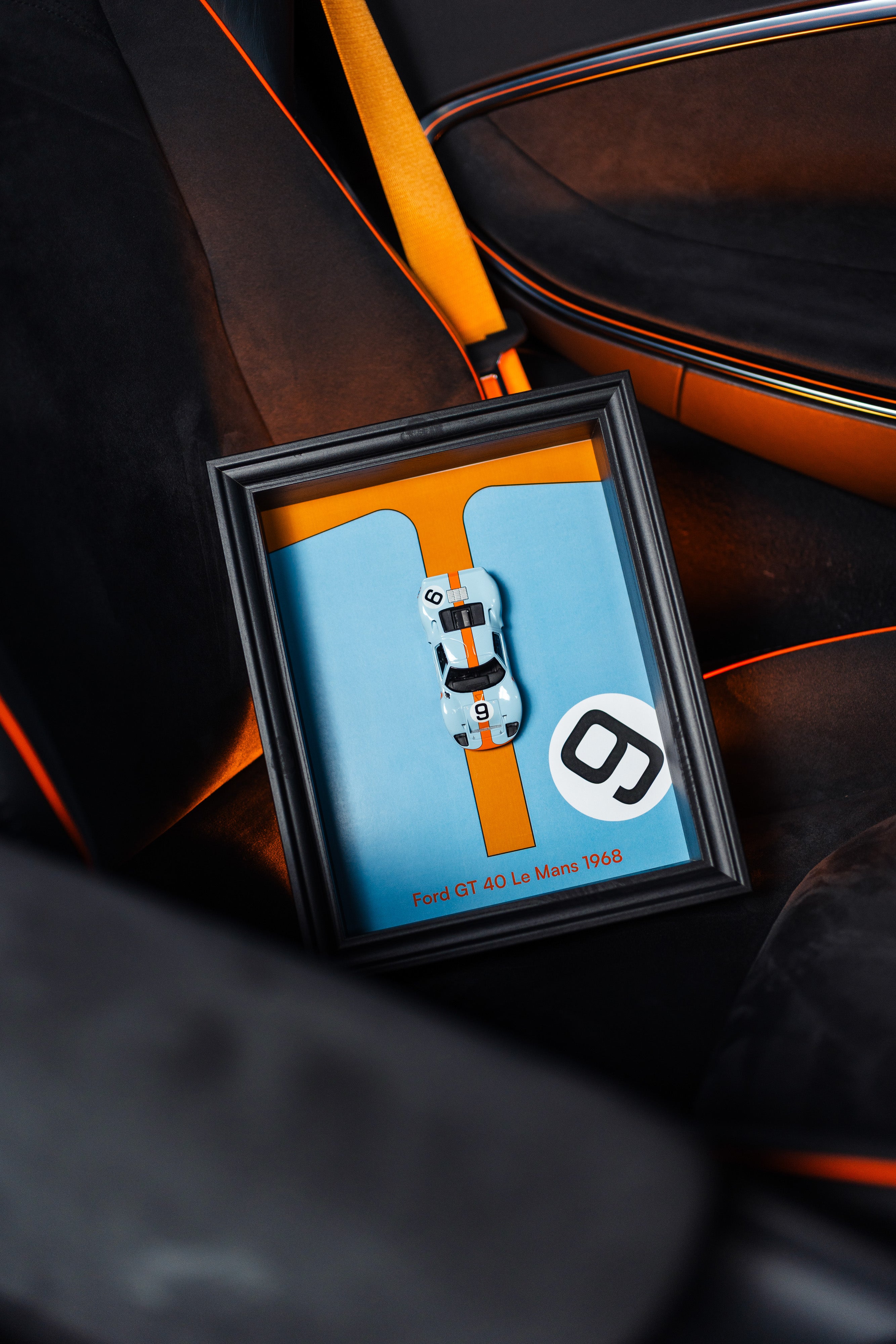 Obraz s modelem GT 40 Le Mans 1968