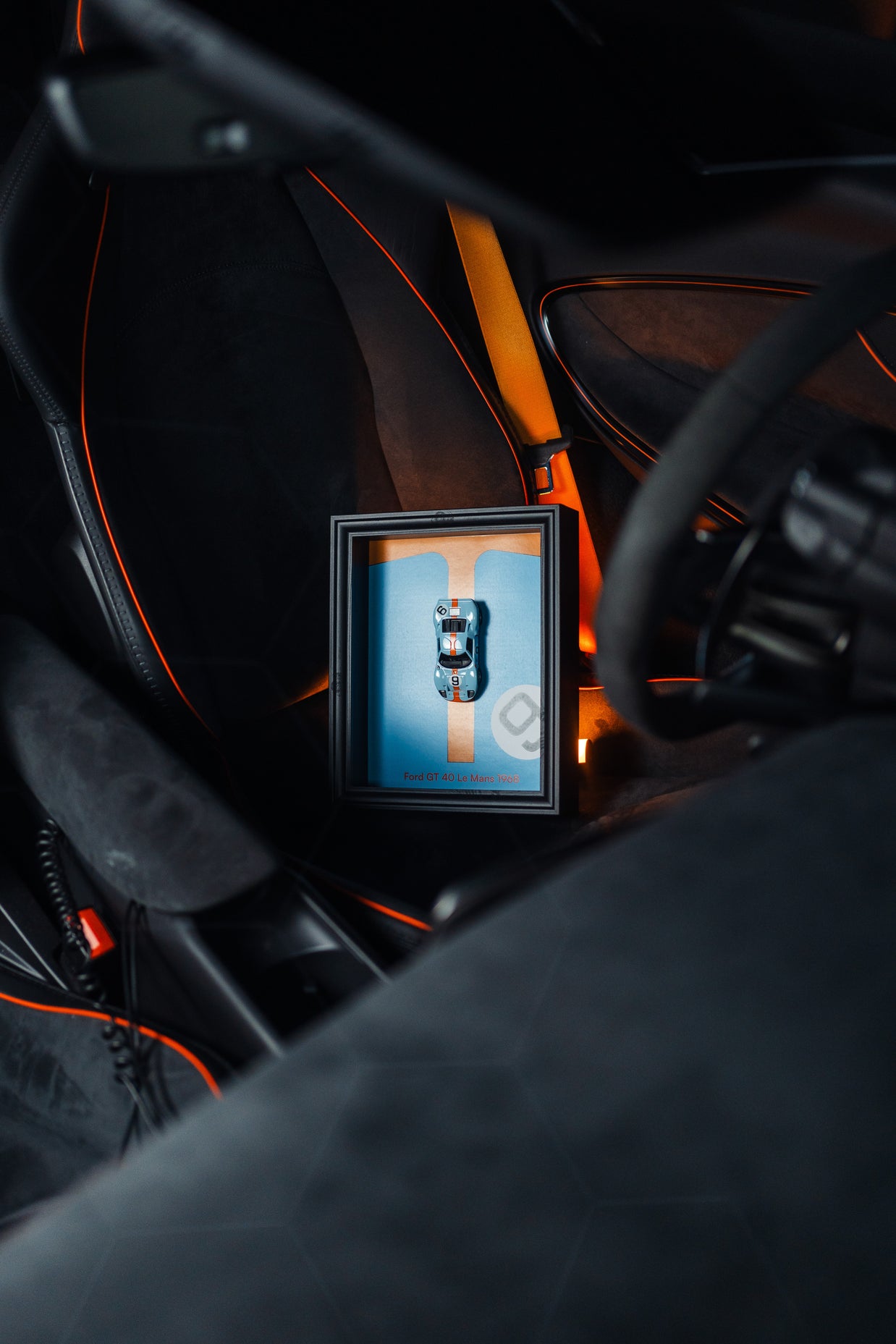 Obraz s modelem GT 40 Le Mans 1968