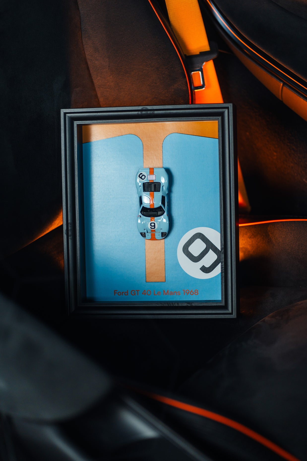 Obraz s modelem GT 40 Le Mans 1968