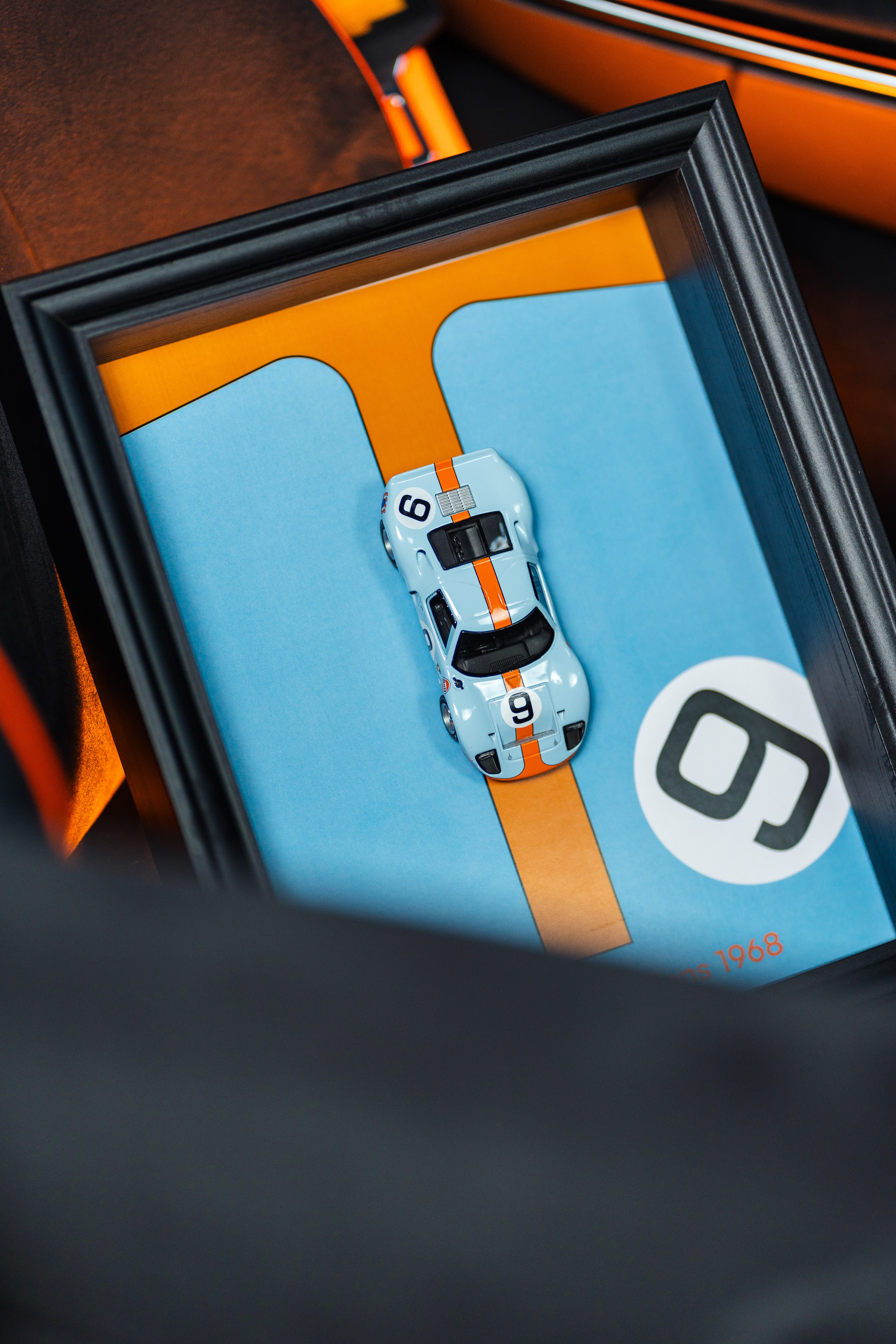 Obraz s modelem GT 40 Le Mans 1968