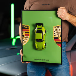 Obraz s modelem Porsche 911 KS-R (40x50 cm)