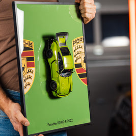 Obraz s modelem Porsche 911 KS-R (40x50 cm)