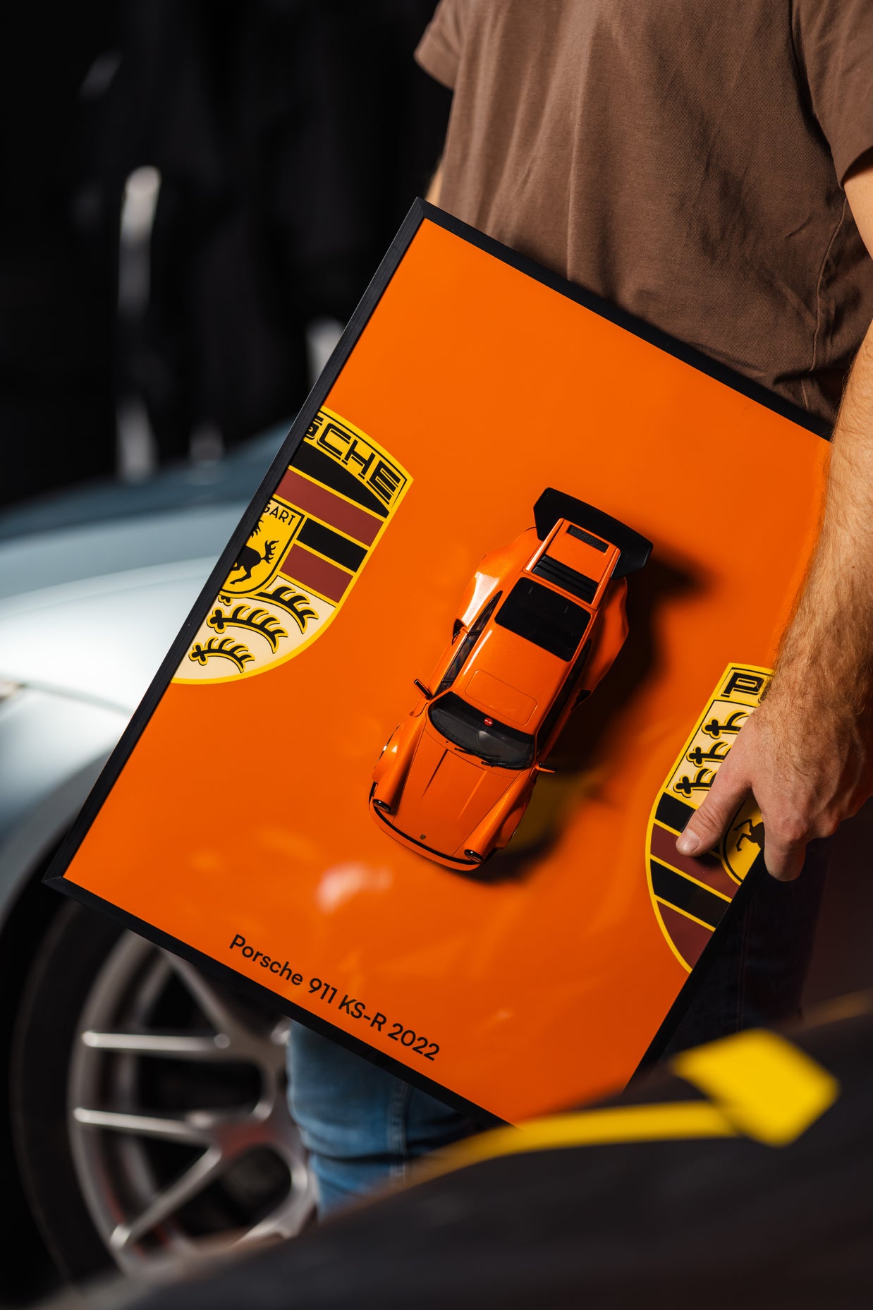 Obraz s modelem Porsche 911 KS-R (40x50 cm)