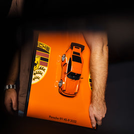 Obraz s modelem Porsche 911 KS-R (40x50 cm)