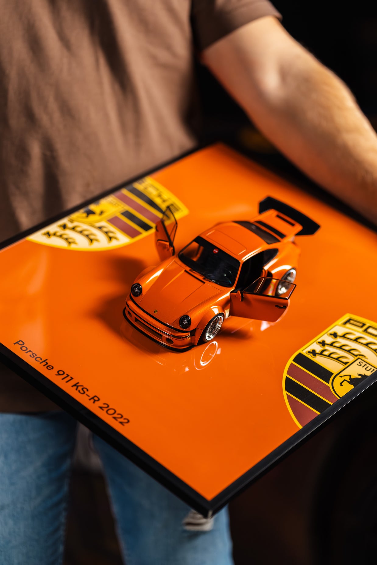 Obraz s modelem Porsche 911 KS-R (40x50 cm)