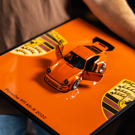 Obraz s modelem Porsche 911 KS-R (40x50 cm)