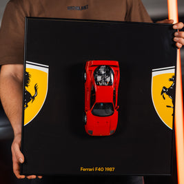 Obraz s modelem Ferrari F40 (50x50 cm)