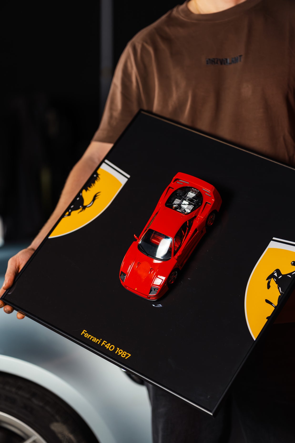 Obraz s modelem Ferrari F40 (50x50 cm)