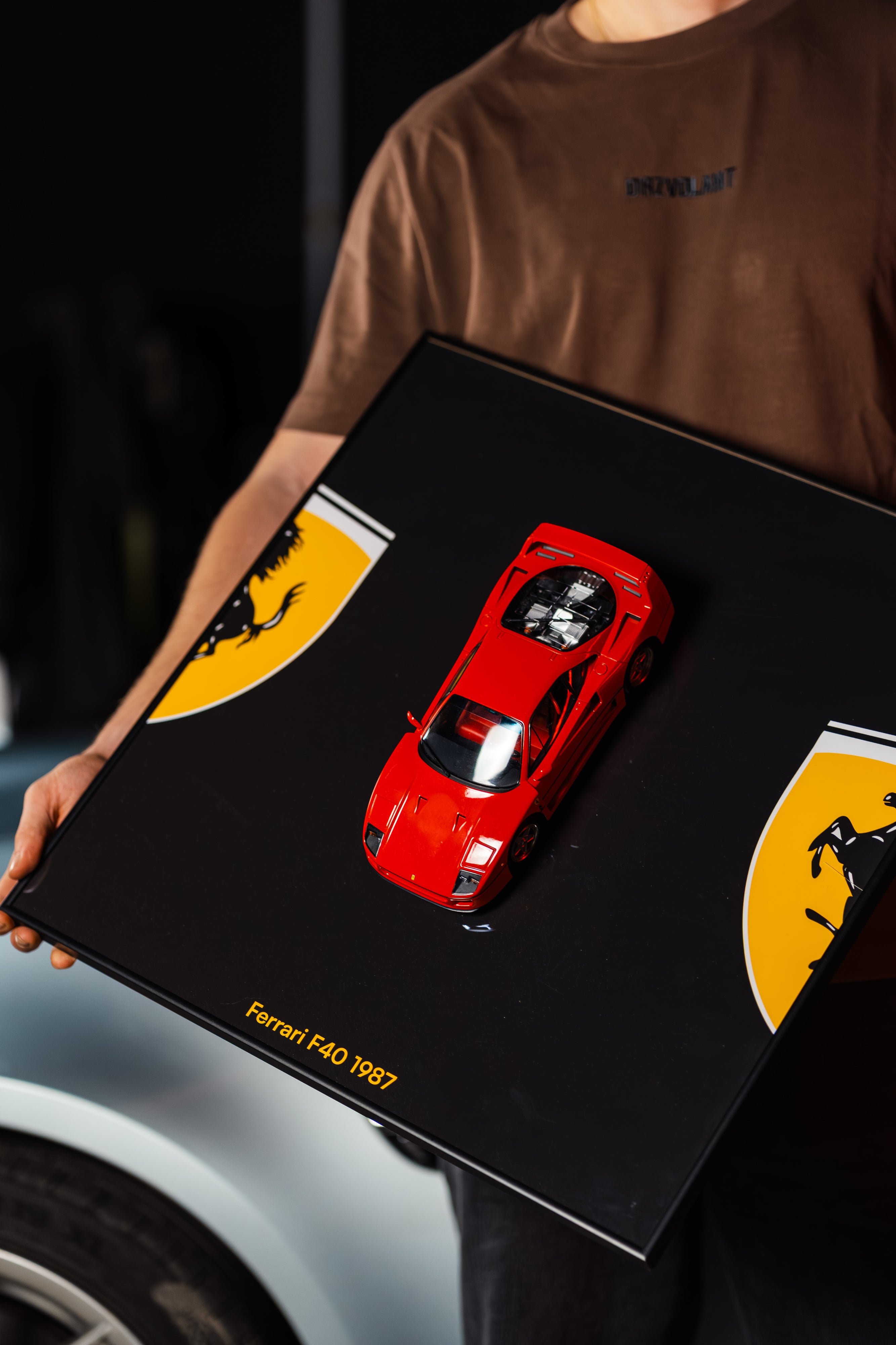 Obraz s modelem Ferrari F40 (50x50 cm)