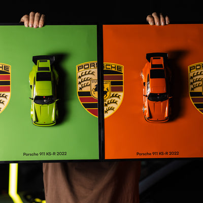Obraz s modelem Porsche 911 KS-R (40x50 cm)