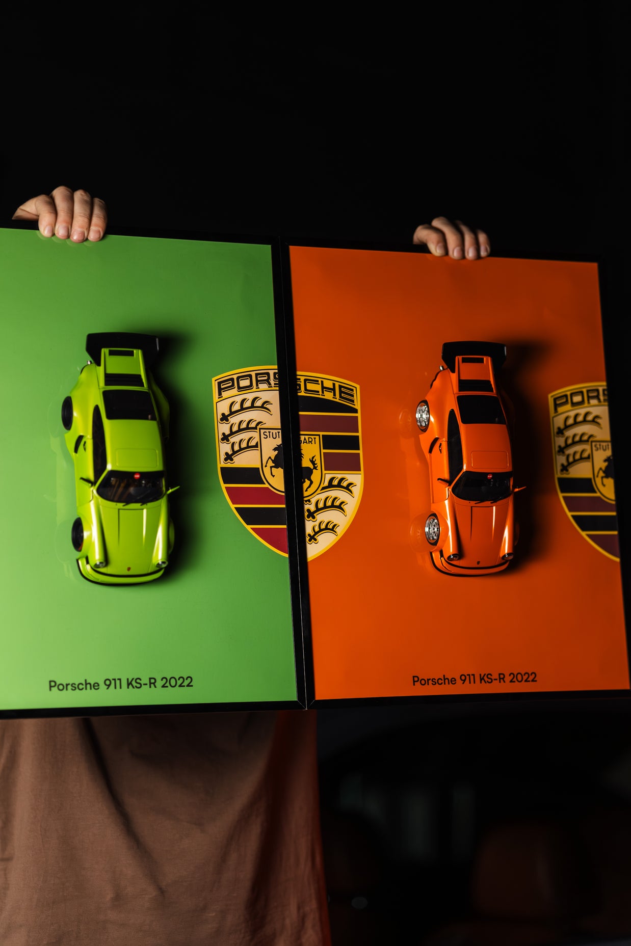 Obraz s modelem Porsche 911 KS-R (40x50 cm)