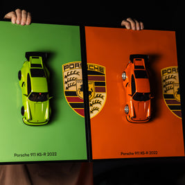 Obraz s modelem Porsche 911 KS-R (40x50 cm)