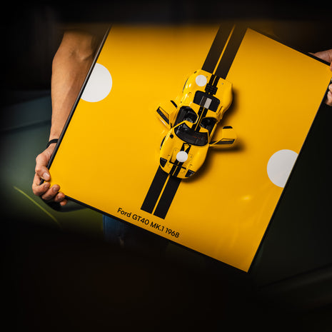 Obraz s modelem Ford GT40 (50x50 cm)