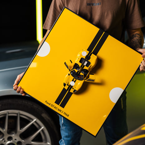Obraz s modelem Ford GT40 (50x50 cm)