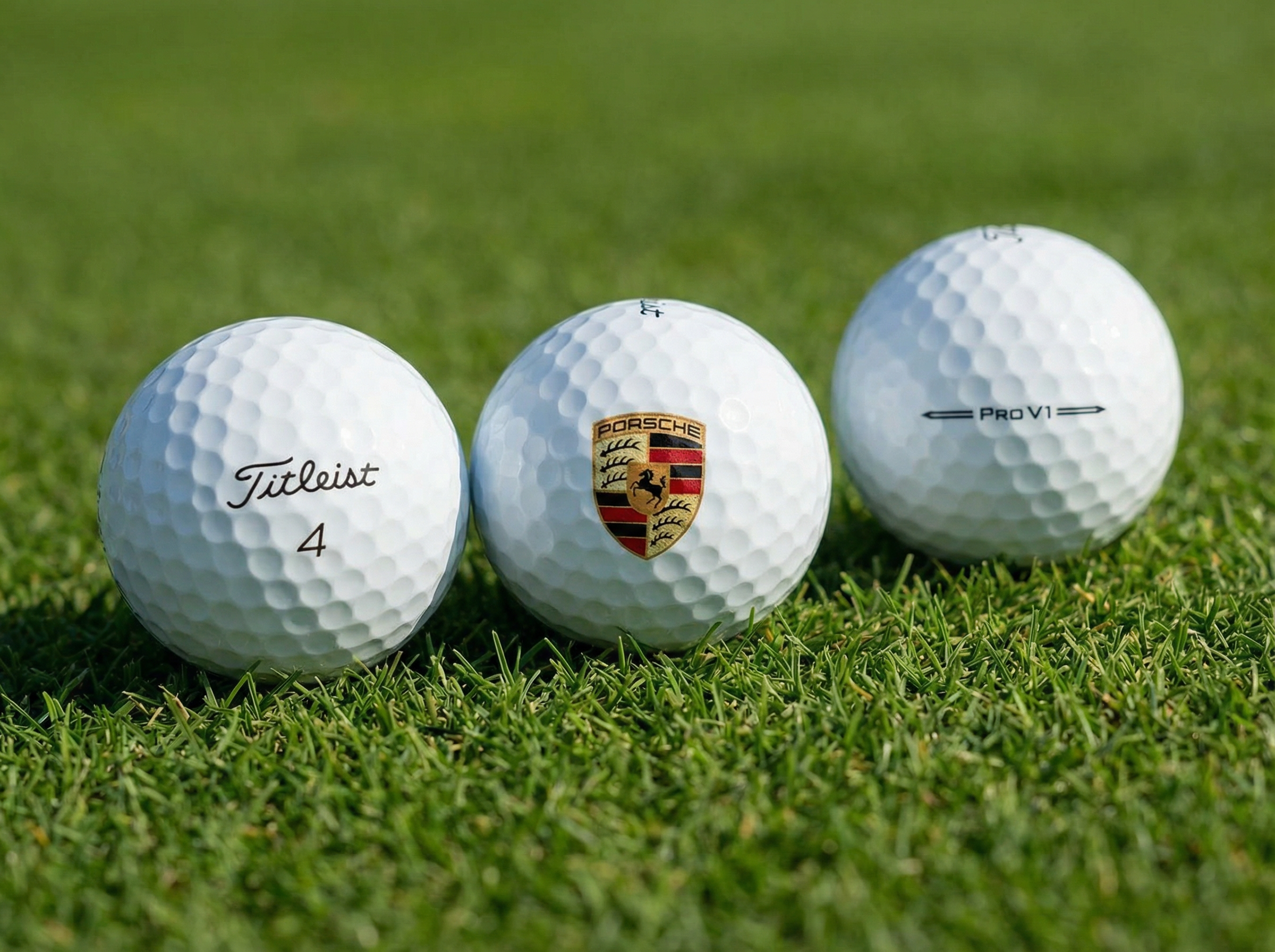 Golfové míčky Porsche – set 3 ks