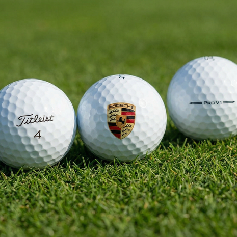 Golfové míčky Porsche – set 3 ks