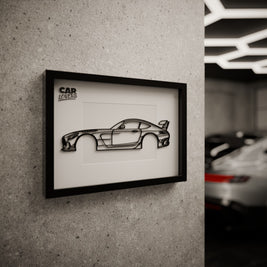 Zarámovaná silueta auta na míru - nakreslíme váš vůz
