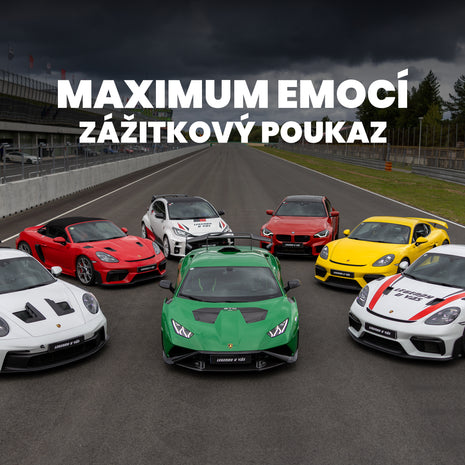Maximum emocí - zážitkový poukaz