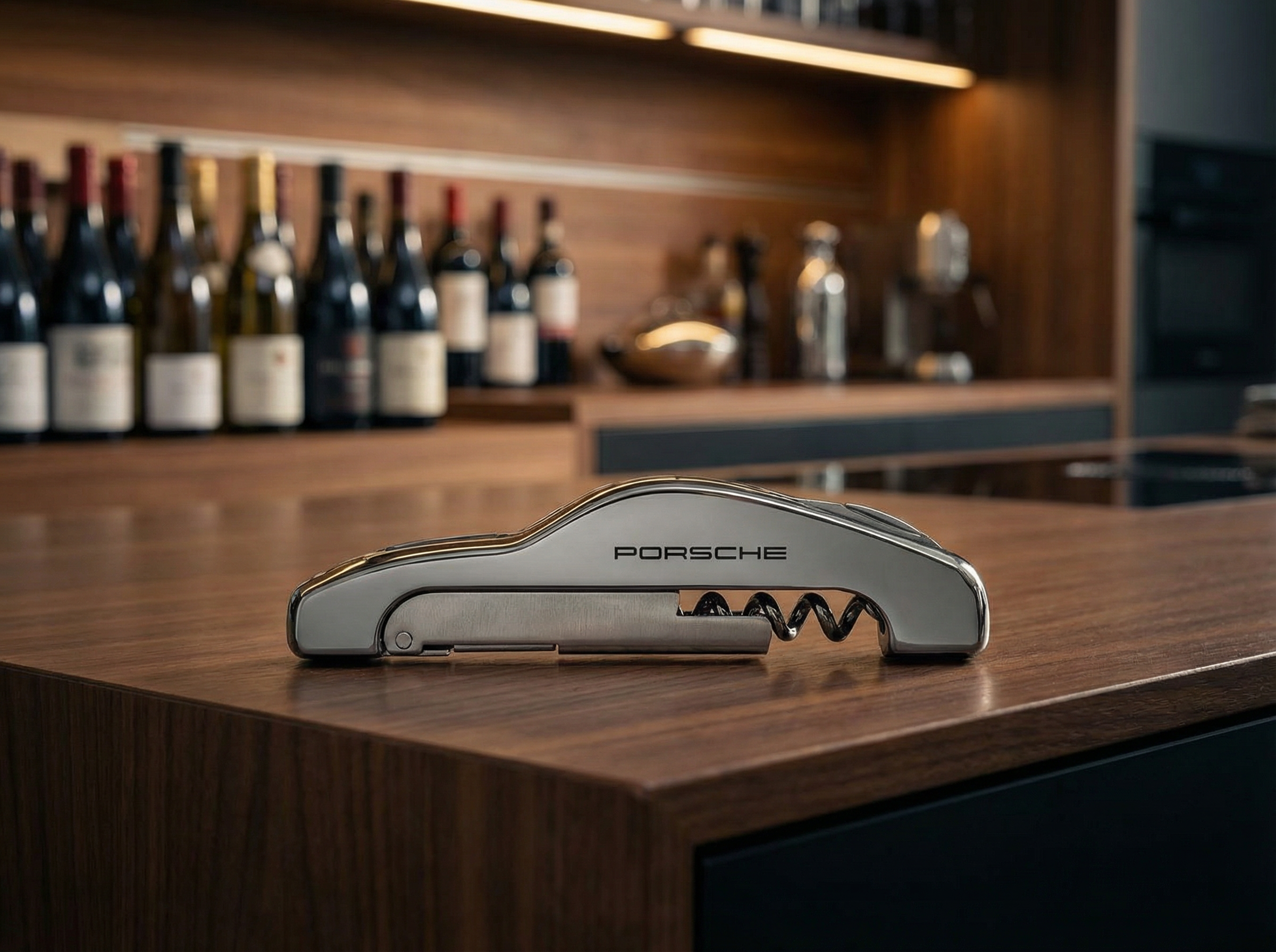 Porsche otvírák na víno