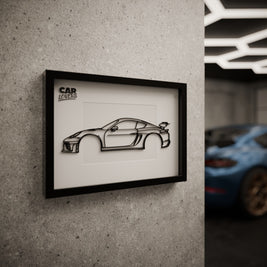 Zarámovaná silueta auta na míru - nakreslíme váš vůz