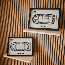 992 GT3 RS - půdorys