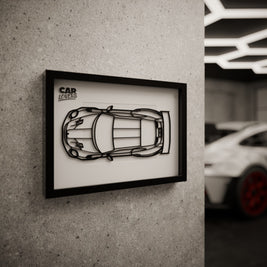 992 GT3 RS - půdorys