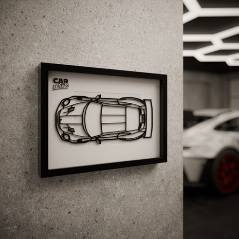 992 GT3 RS - půdorys