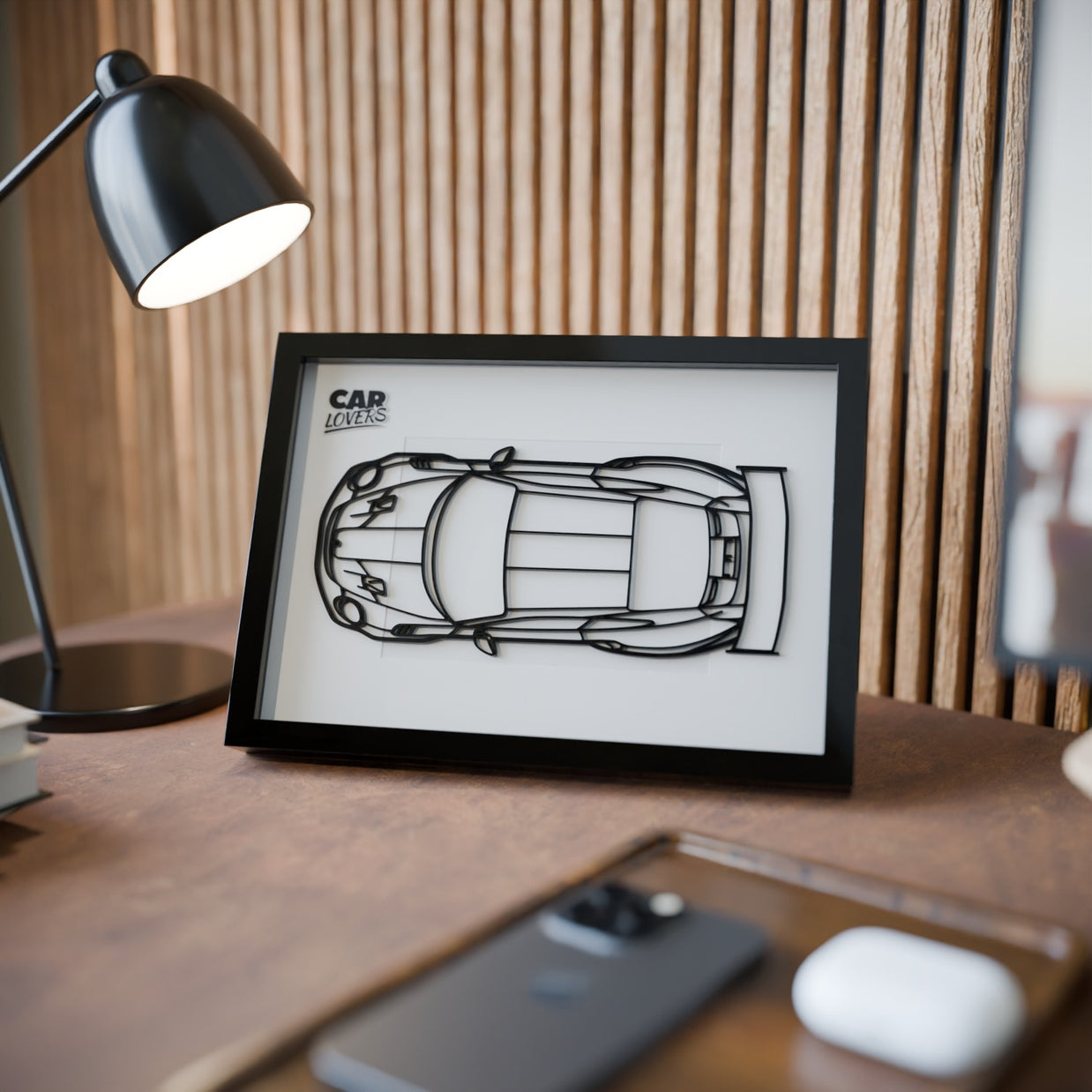 992 GT3 RS - půdorys