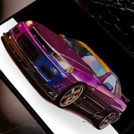 Ručně kreslený obraz vašeho vozu