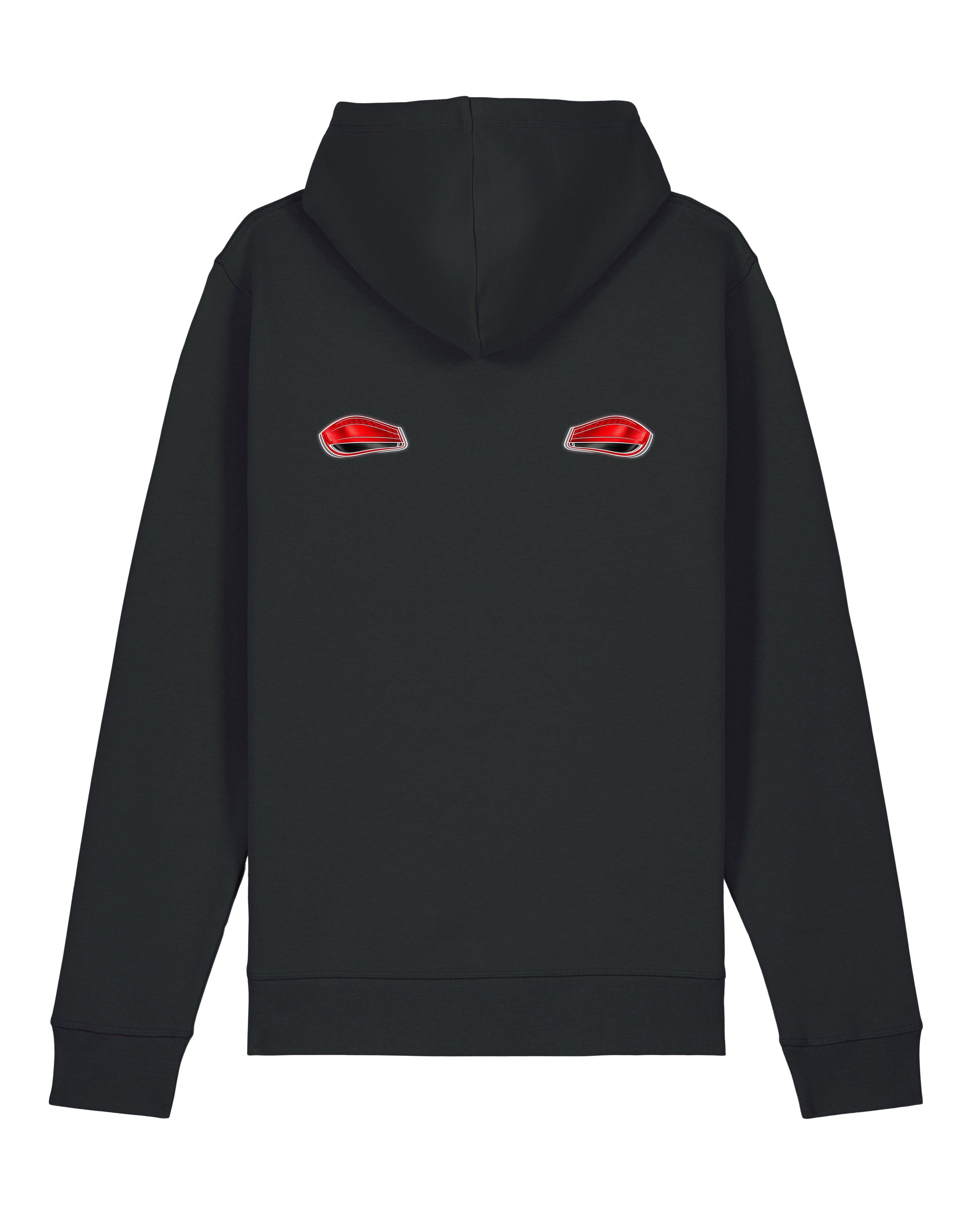 Porsche Cayman 987 – unisex mikina s kapucí CAR LOVERS – světla