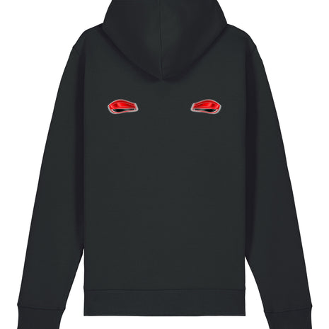 Porsche Cayman 987 – unisex mikina s kapucí CAR LOVERS – světla