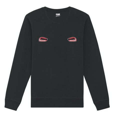 Porsche Cayman 981 – unisex mikina bez kapuce CAR LOVERS – světla