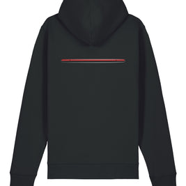Porsche Taycan – unisex mikina s kapucí CAR LOVERS – světla