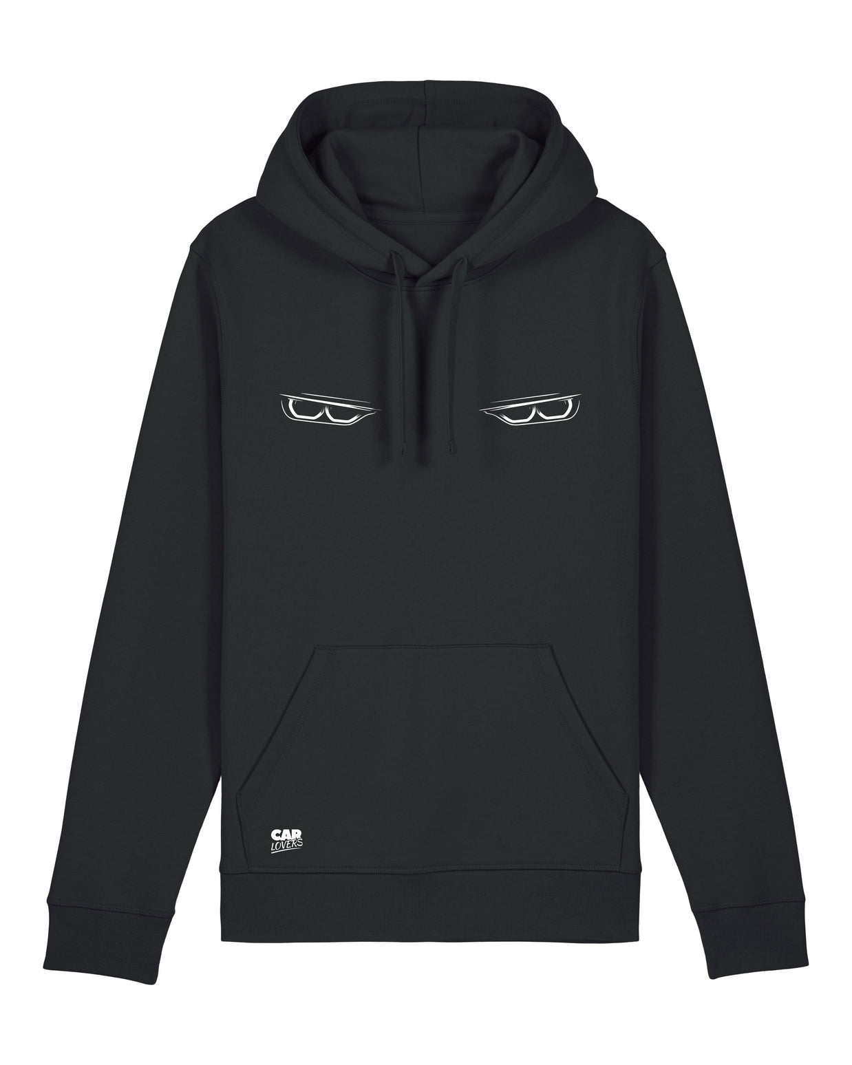 BMW M3 G80/81 – unisex mikina s kapucí CAR LOVERS – světla