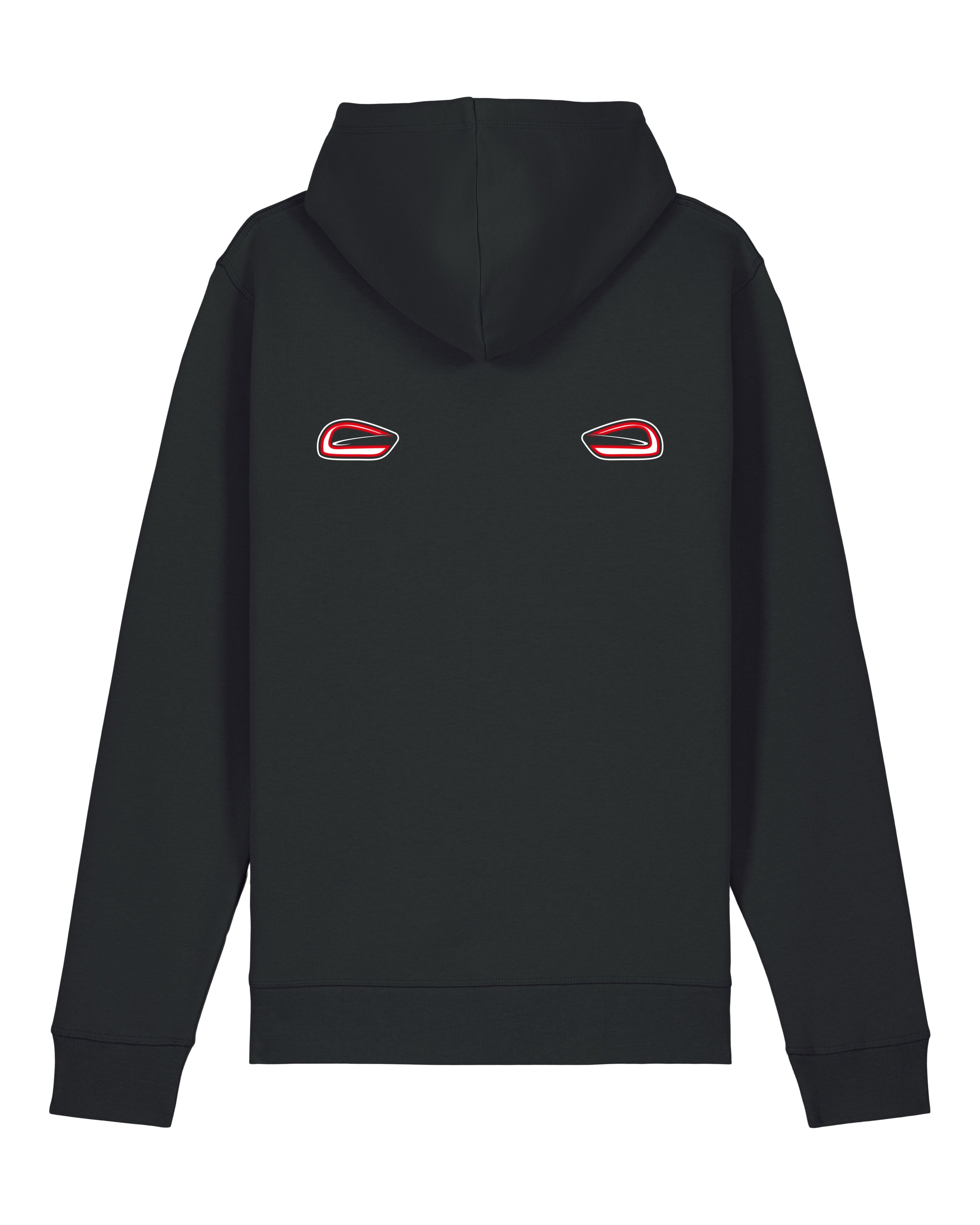 Porsche Cayman 981 – unisex mikina s kapucí CAR LOVERS – světla