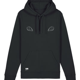 Porsche 718 Cayman/Boxster – unisex mikina s kapucí CAR LOVERS – světla
