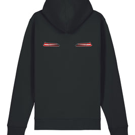 BMW M5 G90 – unisex mikina s kapucí CAR LOVERS – světla