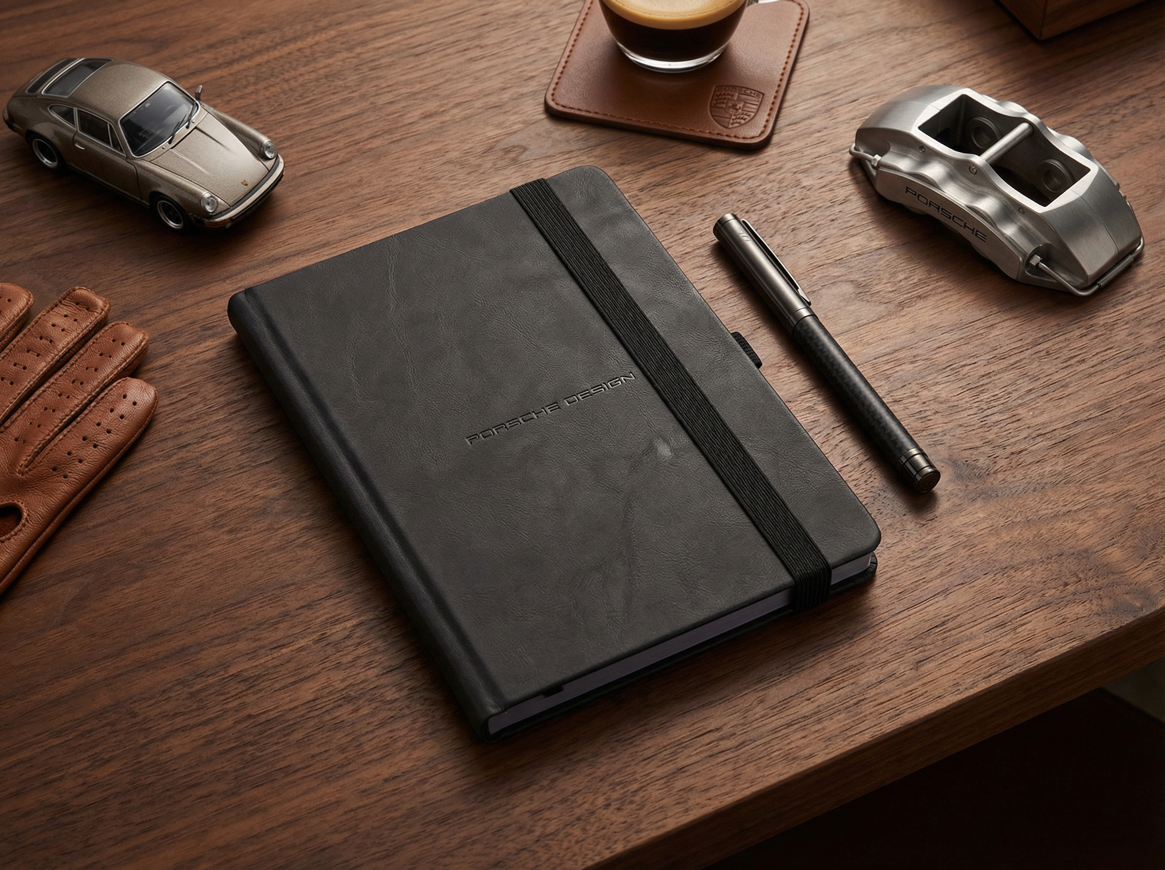 Porsche Design zápisník + pero Porsche 718 ZDARMA