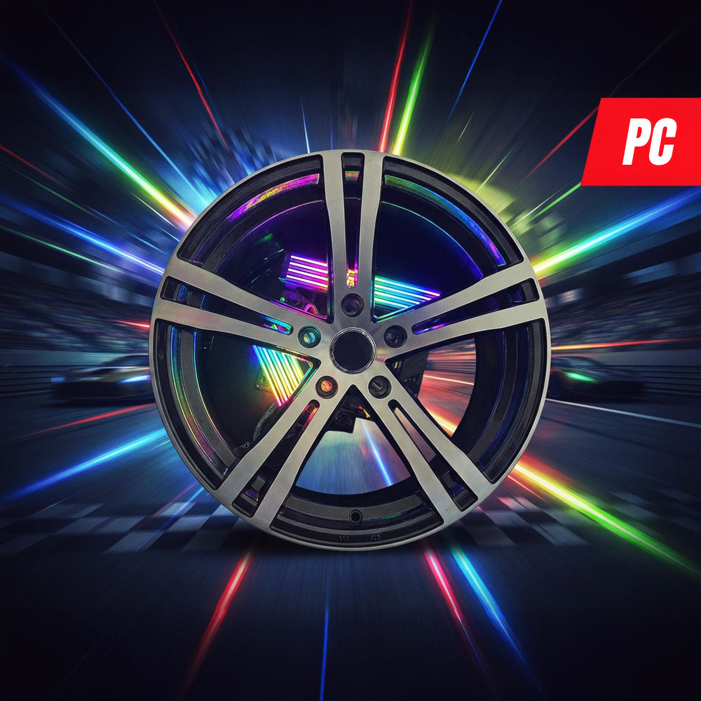 PC skříň - hliníkové kolo